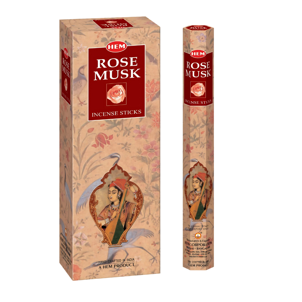 HEM Rose Musk Incense 6 Piece buy online USA - 1
